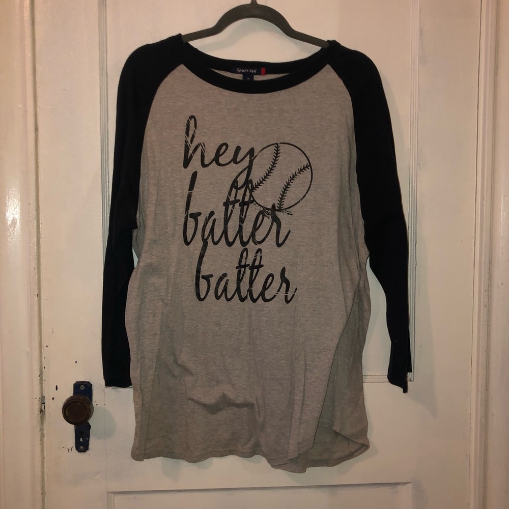 Baseball tee size unisex medium